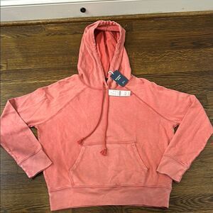 NWT J. Crew Garment Dyed Hoodie - Size XXS